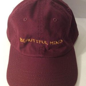 Jon Bellion Beautiful Mind maroon hat